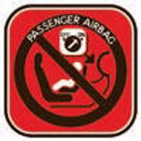 Uitschakelen van de airbag vóór aan passagierszijde 