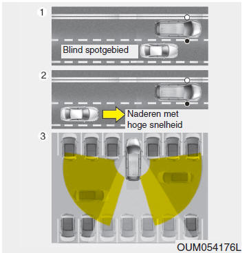 Blind spot detection-systeem (BSD)