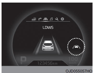 Lane departure warning system (LDWS)