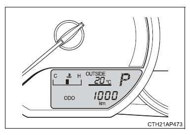 Multi-informatiedisplay (instrumentenpaneel met 3 meters)